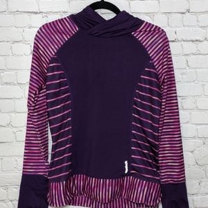 Reebok purple and pink hoodie medium